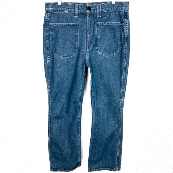Classic Blue Straight Leg Women's Jeans